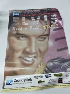 VINTAGE POSTER PARKES NSW ELVIS FESTIVAL PRESLEY MUSIC 2011 ROCK N ROLL - Bild 1 von 3