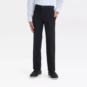 Cat & Jack Suit Pants Boy's Size 10 Dress Pants Black - Picture 1 of 2