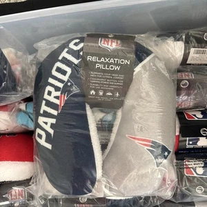 Cuscino relax testa e collo viaggio New England Patriots NFL calcio - Foto 1 di 4
