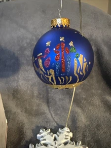 Brooners Navidad País de las Maravillas Tres Magos Adorno de Vidrio - Imagen 1 de 5