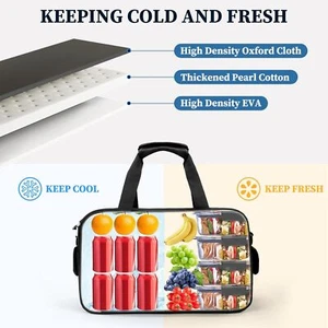 W/1 Shoulder Strap Motorcycle Cooler Bag Cooler Bag Universal - Picture 1 of 18