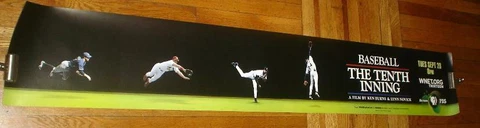 BASEBALL THE TENTH INNING Subway POSTER RED SOX PEDRO MARTINEZ Ken Griffey Jr Cover