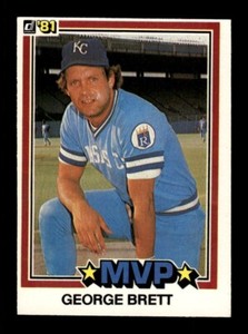 1981 DONRUSS #491 GEORGE BRETT