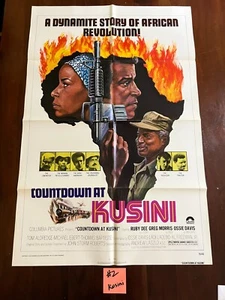 COUNTDOWN AT KUSINI Ruby Dee Greg Morris 27"X40" GEFALTETES ORIGINAL FILMPOSTER (2) - Bild 1 von 1