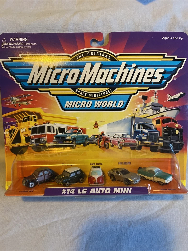 Micro Machines, Hasbro, 1999, Micro Cars, conjunto de errores raros, sellado, buen estado Foto 1 de 4
