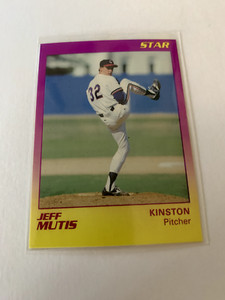 JEFF MUTIS 1990 Star Kinston Indians PWE SHIP EXNM