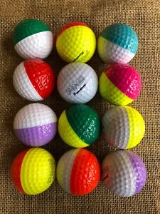 Ping Eye 2 Golf Balls NEW Condition - Two Color Balls - Sold by the Dozen, Lot#3