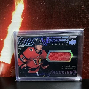 2020-21 UD Black Obsidian Rookies TIM STUTZLE RC Jersey #ORJ-TS Limited 381/399 - Bild 1 von 1