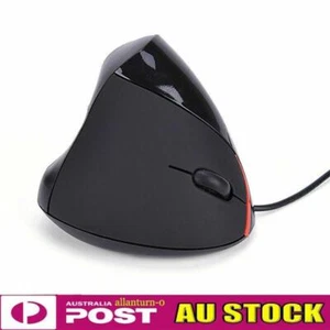 USB Mouse Vertical Ergonomic 5D Optical Wired Gaming DPI PC Laptop Mice 1200DPI - Picture 1 of 15