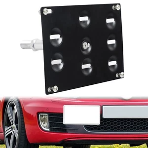 TOW HOOK LICENSE PLATE MOUNT BRACKET HOLDER FOR VW MK5 MK6 GOLF JETTA GTI EOS TT - Picture 1 of 9