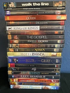 Bulk Lot-Faith Based Movies & Movies Based on True Stories -20 ct (A10) - Picture 1 of 6