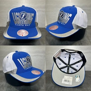 Tampa Bay Lightning Hat Mitchell & Ness RetroDome NHL Pro Snapback OSFA Cap H65 - Picture 1 of 8