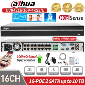 Dahua Original NVR4216-16P-4KS2/L 16 Channel 2HDDs 16PoE Network Video Recorder - Picture 1 of 20
