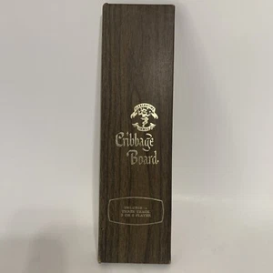 Vintage Pleasantime Games Cribbage Three Track Tri-Crib Wooden Board 706 Pacific - Picture 1 of 5