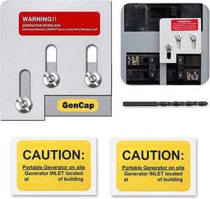 Gencap Generator Interlock Kit Compatible With Square D Qo Or Homeline - Picture 1 of 7