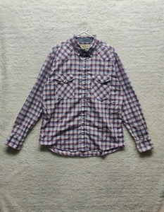 J.A.C.H.S Men's Snap Pearl Button Standard Multicolor Plaid Shirt Size 2XL - Picture 1 of 9