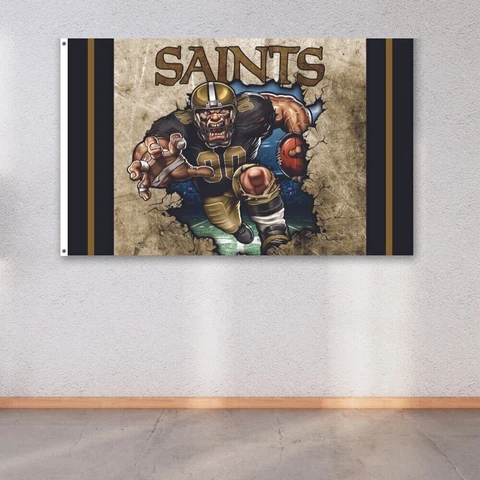 New Orleans Saints 3x5 ft Flag NFL Football Champions Wall Decor Banner Cover