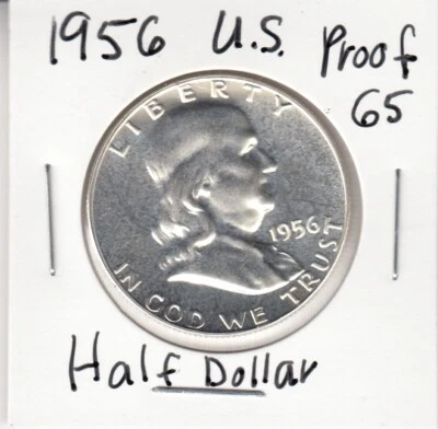1956 United States Half Dollar Coin - Proof Strike   C10 - Image 1 of 2