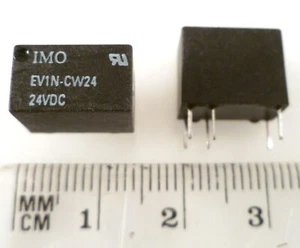 IMO EV1N-CW24 24VDC Spule Sub Miniatur Signalrelais SPCO 2 Stück EB6D2 - Bild 1 von 1