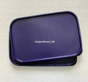 2 Tupperware Modular Mates Rectangular Sello Reemplazo Tapa Rectangular 1610 AZUL - Imagen 1 de 6