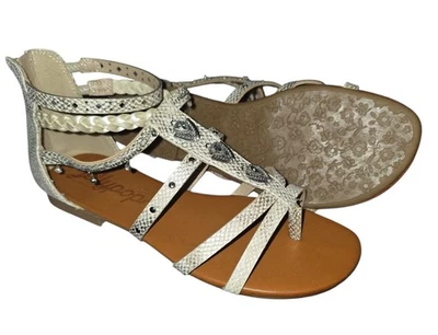 Jellypop - MAYARI - Gold /Silver Snake Sandals - Women's - Various Sizes - Image 1 of 4