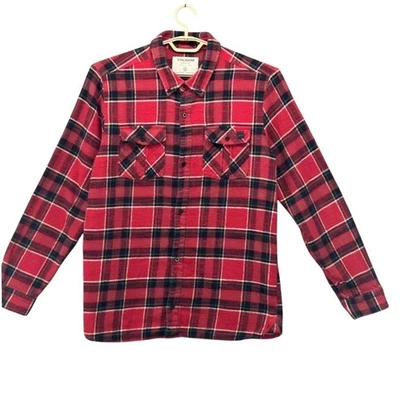 Volcom Snowboarding Button Up Shirt Mens Vintage Urban Flannel Plaid Skating - Image 1 of 4