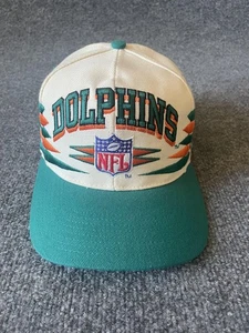 Vintage Miami Dolphins Hat Cap Snap Back NFL Football Logo Athletic 90s - Picture 1 of 11