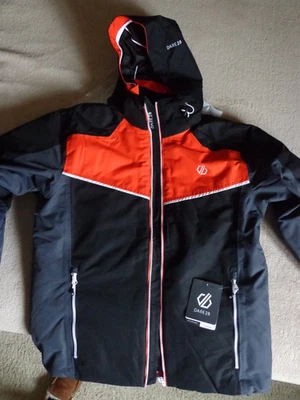 NUEVO CON ETIQUETAS DARE2B Observe Chaqueta aislada para hombre para tabla de esquí de nieve-MEDIANA/EU50 negra/TBlaze Foto 1 de 4