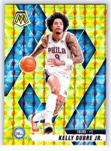 2024-25 Panini Mosaic #81 Kelly Oubre Jr. Reactive Yellow Mosaic 76ers - Bild 1 von 2