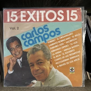 CARLOS CAMPOS - 15 AUSGÄNGE 15 VOL. 2 - 1984 MEXIKANISCHE LP, DANZON - Bild 1 von 4