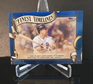 #'ed/99 🔥 Mike Piazza 2024 Topps Mejores Líneas de Tiempo Azul Color Combinación Salón de la fama - Imagen 1 de 2
