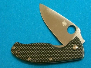 SPYDERCO TENACIOUS C122CFP CF/G10 LOCKBACK TACTICAL KNIFE HUNTER SURVIVAL KNIVES - Picture 1 of 13