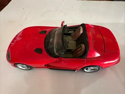Coche deportivo Burago escala 1/18 Dodge Viper RT/10 1992 rojo diecast metal Foto 1 de 4