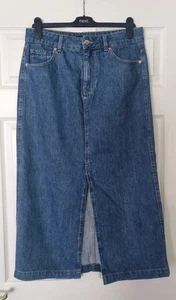 Next Denim Long Skirt Size 12 - Picture 1 of 8