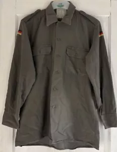 German Army Surplus Long Sleeve Shirt Genuine Vintage Military Combat Field Top - Picture 1 of 5