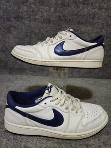 Nike Air Jordan 1 Retro Low OG White Midnight Navy Size 11.5 - Picture 1 of 10