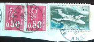 3 FRANCOBOLLI Repubblica FRANCESE del 1973 - Foto 1 di 1