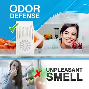 Fridge & Freezer Deodorizer - Odor Eliminator, Fragrance Free, Unscented, Safe. - Picture 1 of 7