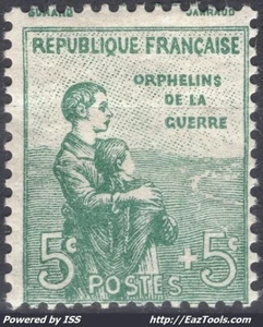FRANCE AU PROFIT DES ORPHELINS DE GUERRE N° 149 NEUF * AVEC CHARNIERE - Picture 1 of 2