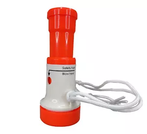 Pactrade Marine Boat Horn Safety Blaster Orange ABS Plastic Float 115DB Loudness - Foto 1 di 8
