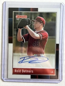 2022 Donruss Optic Retro 1988 Signatures SP Reid Detmers Rookie Auto RC Card - Picture 1 of 2