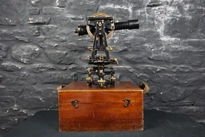 Antiguo topógrafo Cooke Troughton & Simms teodolito ~ exhibición de ingeniería - Imagen 1 de 10