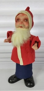 Vintage Made In Germany Belsnickle Pappmaché Weihnachtsmann 8" groß wie gefunden - Bild 1 von 9