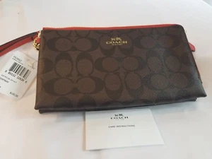 Coach large wristlet nwt  53563 - Picture 1 of 4