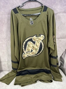 New Jersey Devils adidas Camouflage Symbol Schmid 40 Jersey Size 4XL 🔥 - Picture 1 of 6