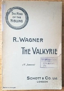 The Ring of The Niblung Richard Wagner Valkyrie German English Paperback Vintage - Picture 1 of 3