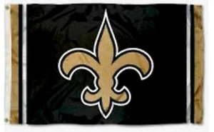 Saints FLAG 3X5 Man Cave New Orleans Banner USA Shipping New. - Picture 1 of 11