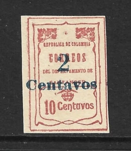 Santander (1940) Scott 67 SG69 MNG 4 Margins Colombia State 1905 - Picture 1 of 2