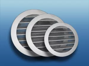 Aluminium Wetterschutzgitter Lüftungsgitter mit Flansch - Bild 1 von 53