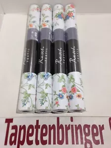 Vliestapete rasch textil 4x 288321 (4Rollen) Blütenmuster Rot Töne Restposten - Bild 1 von 12